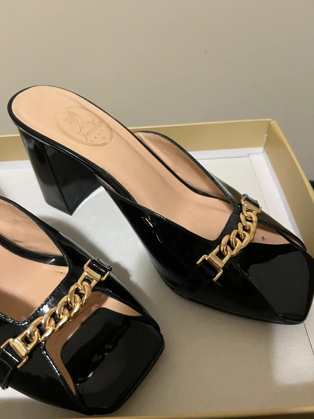 Tommy Rossi Black Heels, Size 8