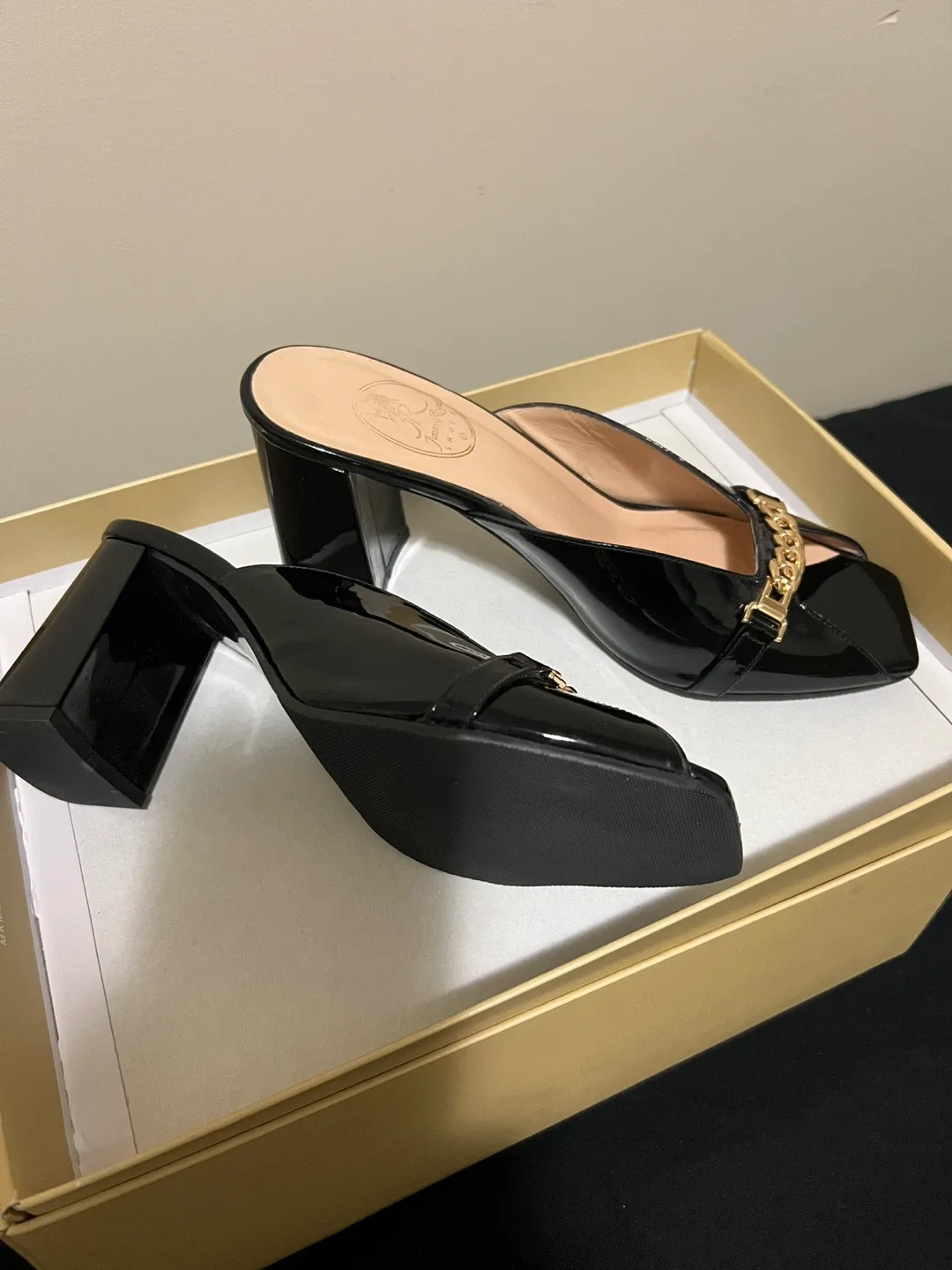 Tommy Rossi Black Heels, Size 8 image indicator(2)