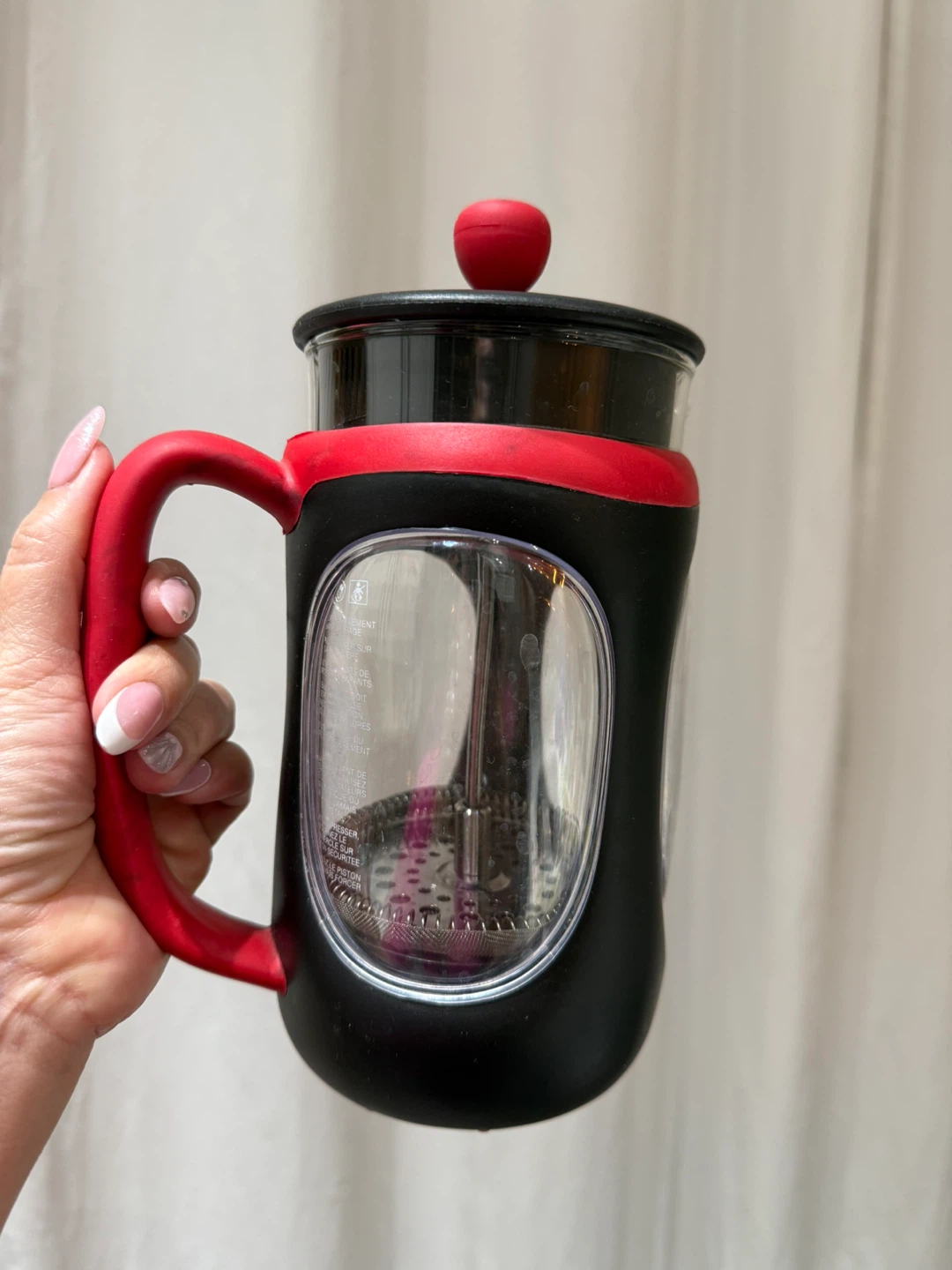 Bodum French Press - Black and Red - photo 2