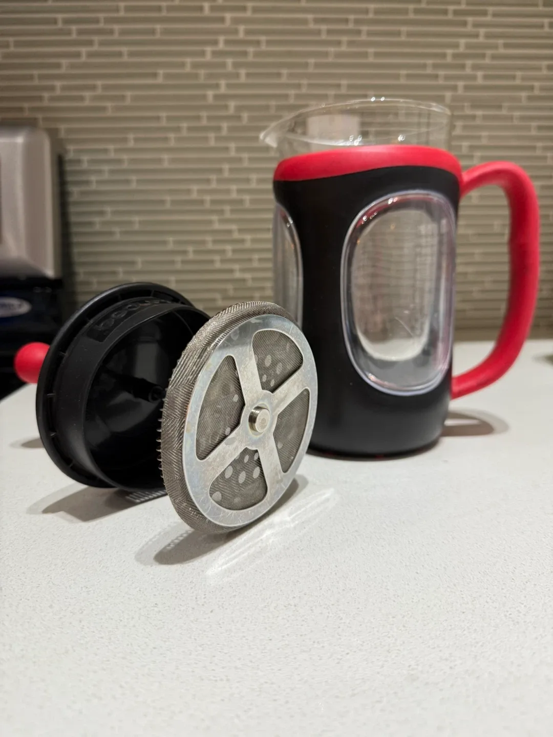 Bodum French Press - Black and Red