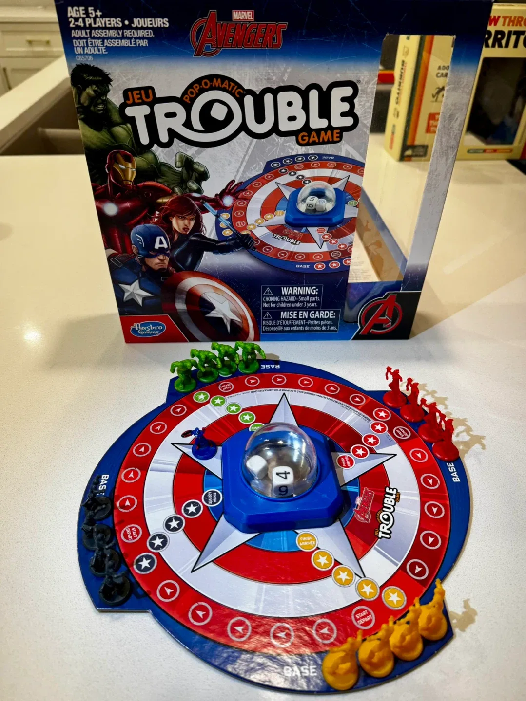Avengers Trouble Game - Hasbro Gaming