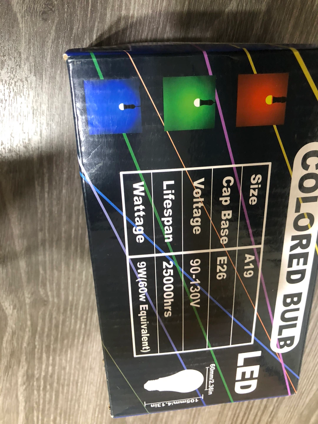 New-Green LED Colored Bulbs - 3 Pack - photo 5