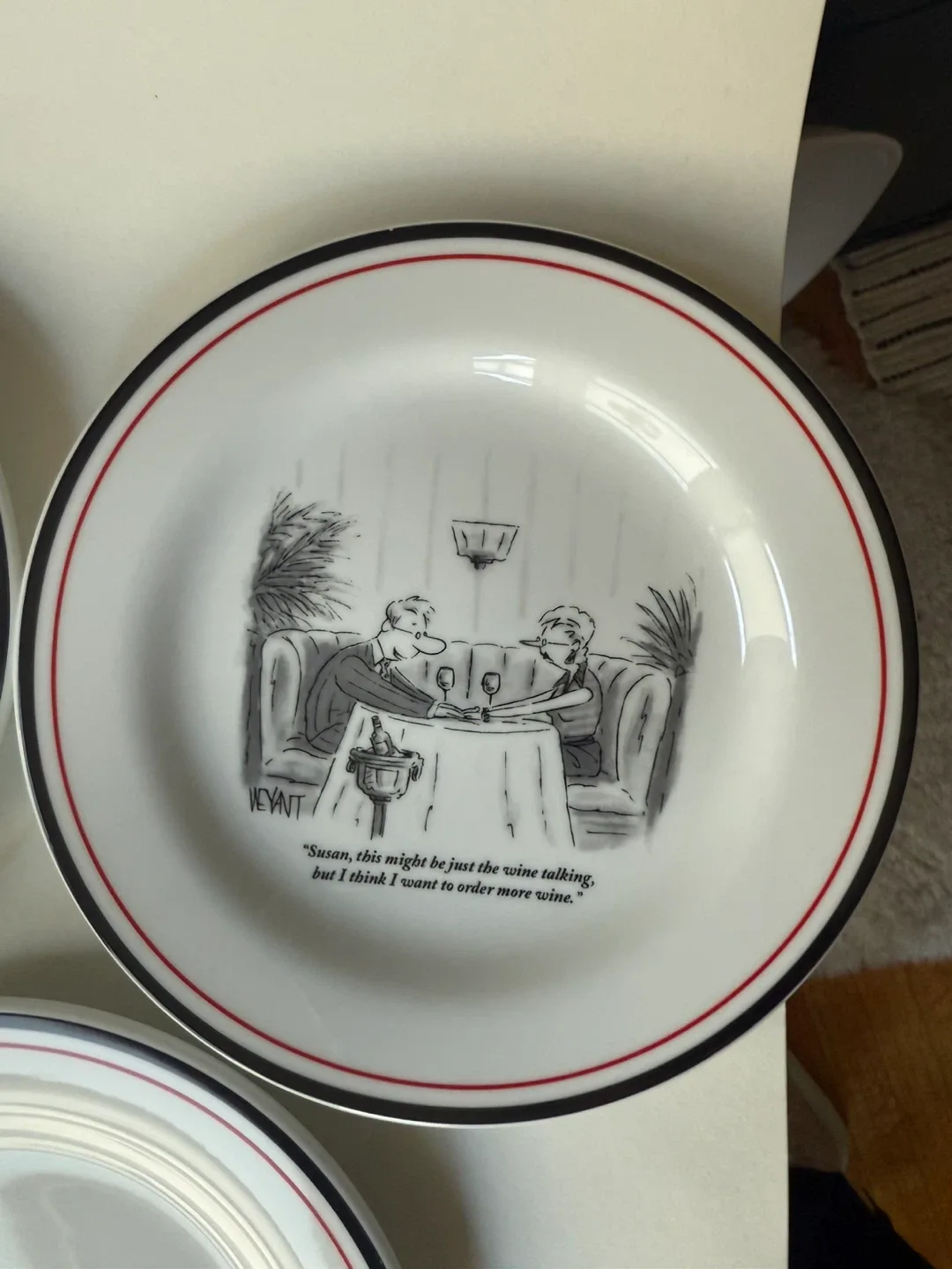 Restoration Hardware - New Yorker Wine & Cheese Plates image indicator(6)