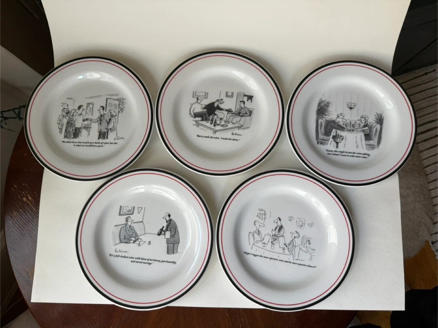 Restoration Hardware - New Yorker Wine & Cheese Plates