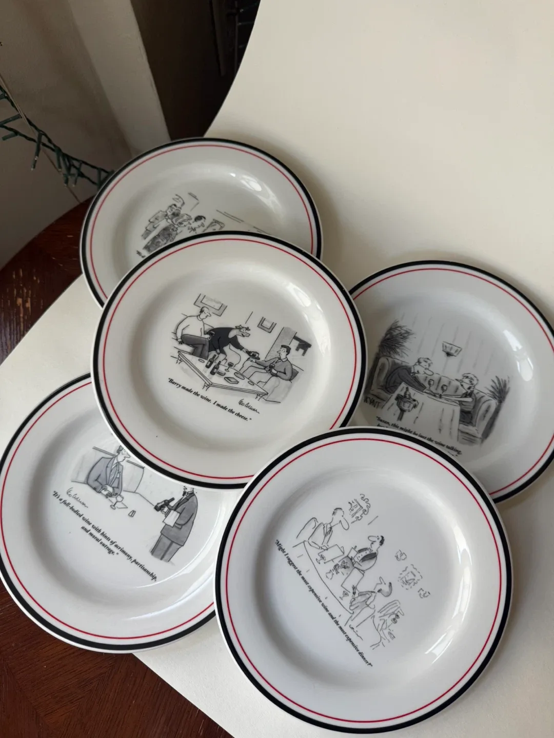 Restoration Hardware - New Yorker Wine & Cheese Plates image indicator(2)