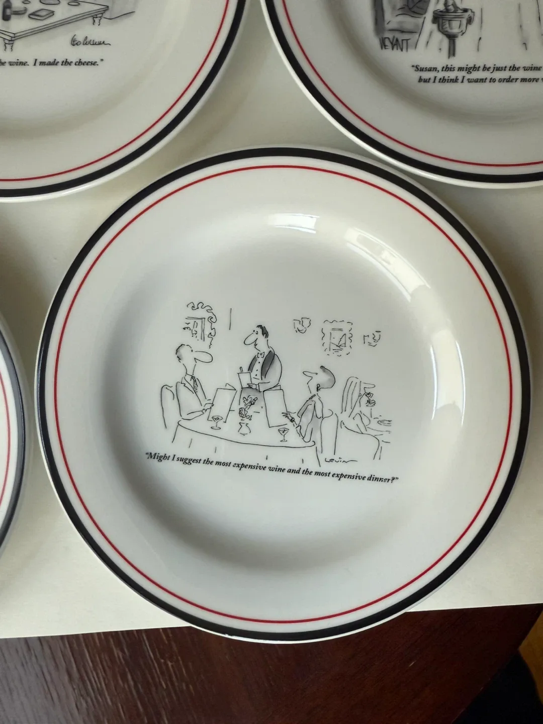 Restoration Hardware - New Yorker Wine & Cheese Plates image indicator(4)