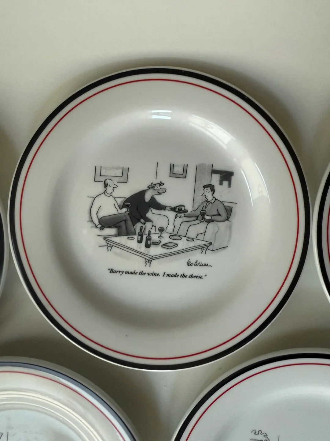 Restoration Hardware - New Yorker Wine & Cheese Plates image indicator(7)