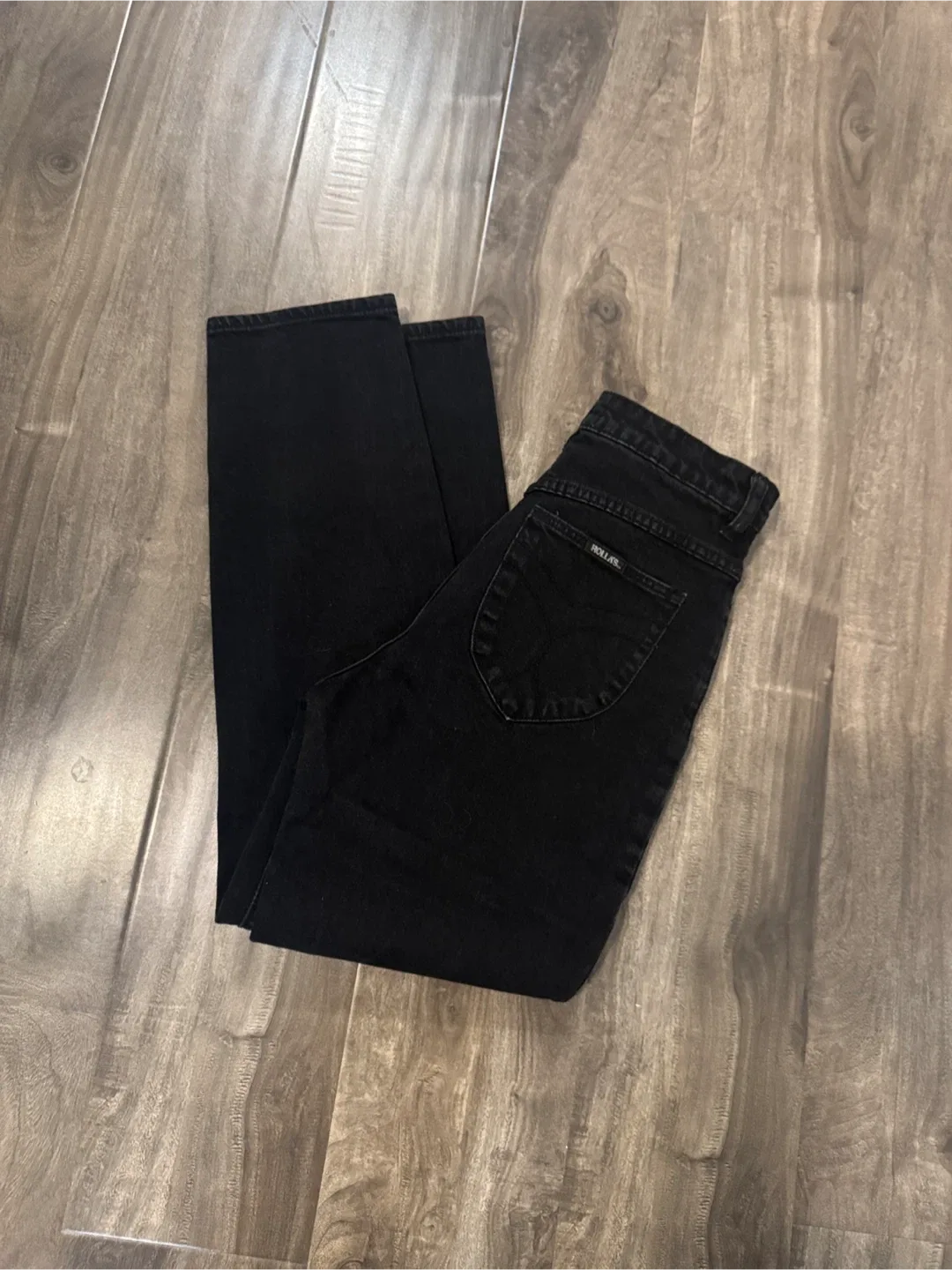 ROLLA'S “duster - high rise slim” Black Denim jeans image indicator(4)
