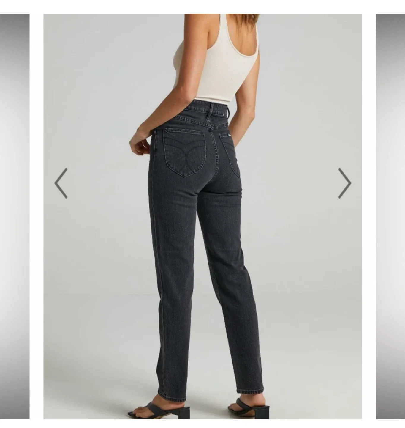 ROLLA'S “duster - high rise slim” Black Denim jeans image indicator(2)