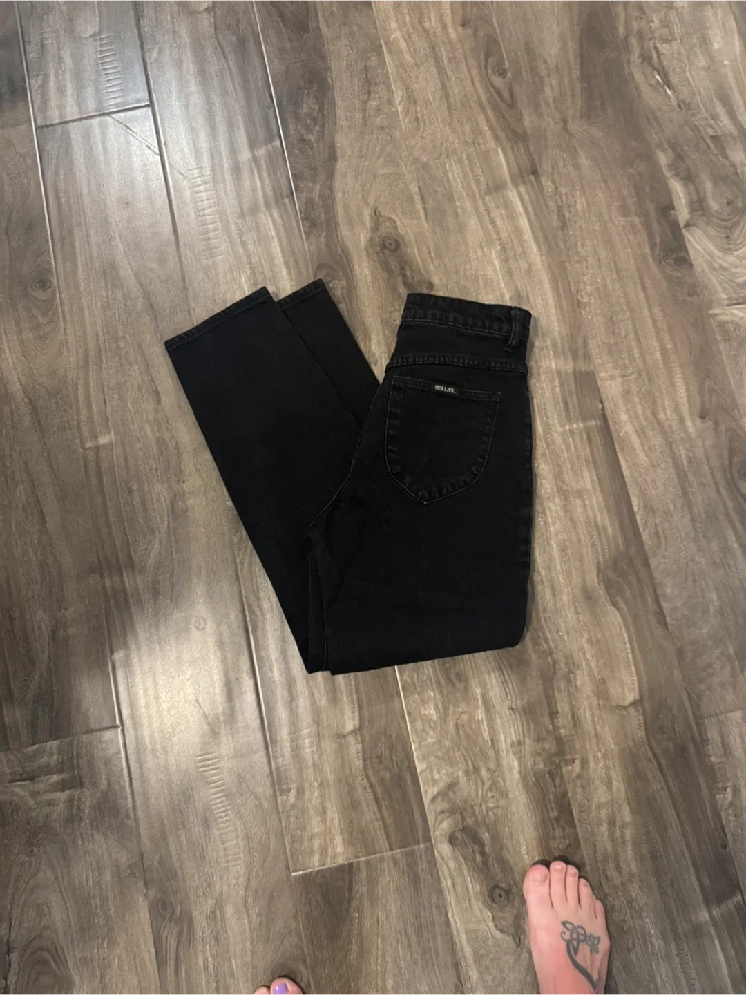 ROLLA'S “duster - high rise slim” Black Denim jeans image indicator(3)