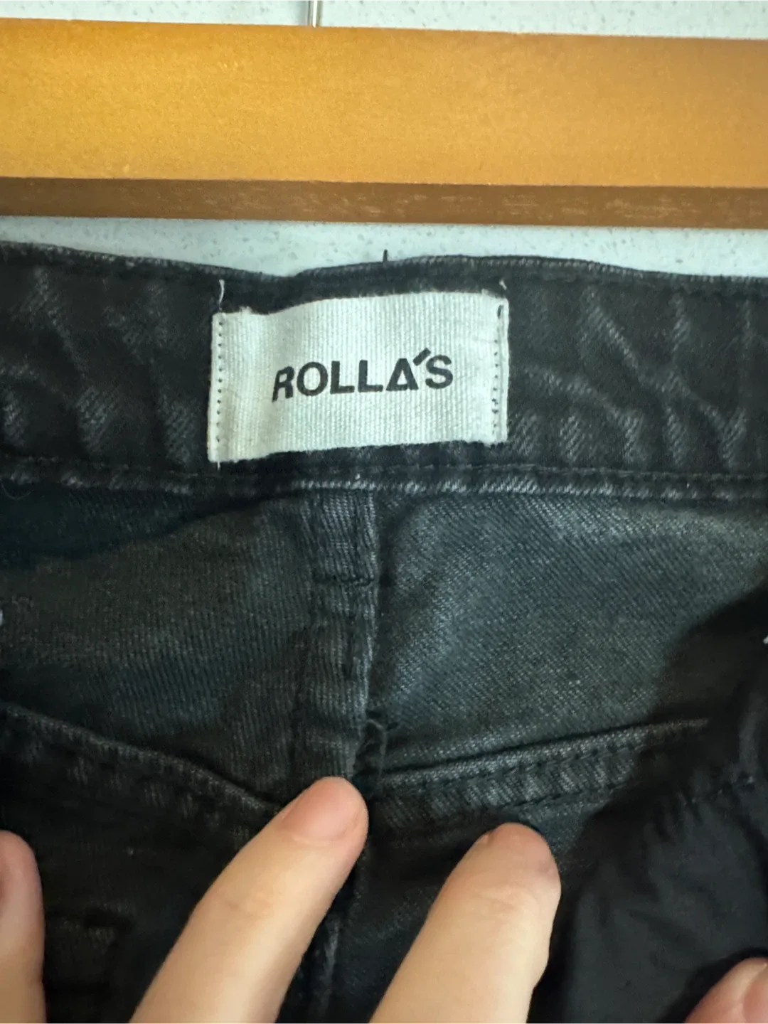 ROLLA'S “duster - high rise slim” Black Denim jeans image indicator(8)