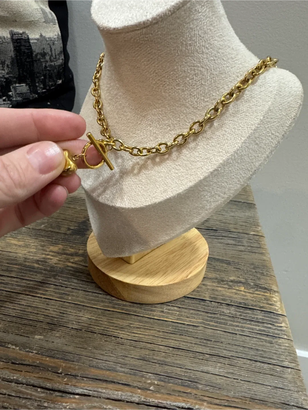 Chain heart necklace image indicator(4)