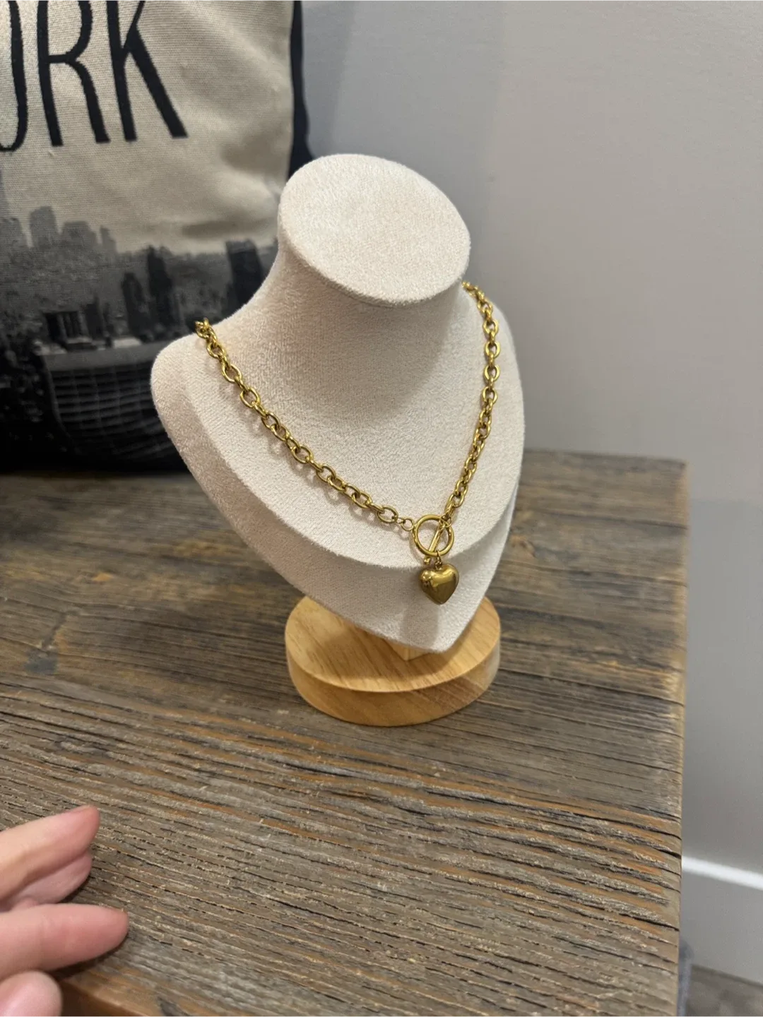 Chain heart necklace image indicator(6)