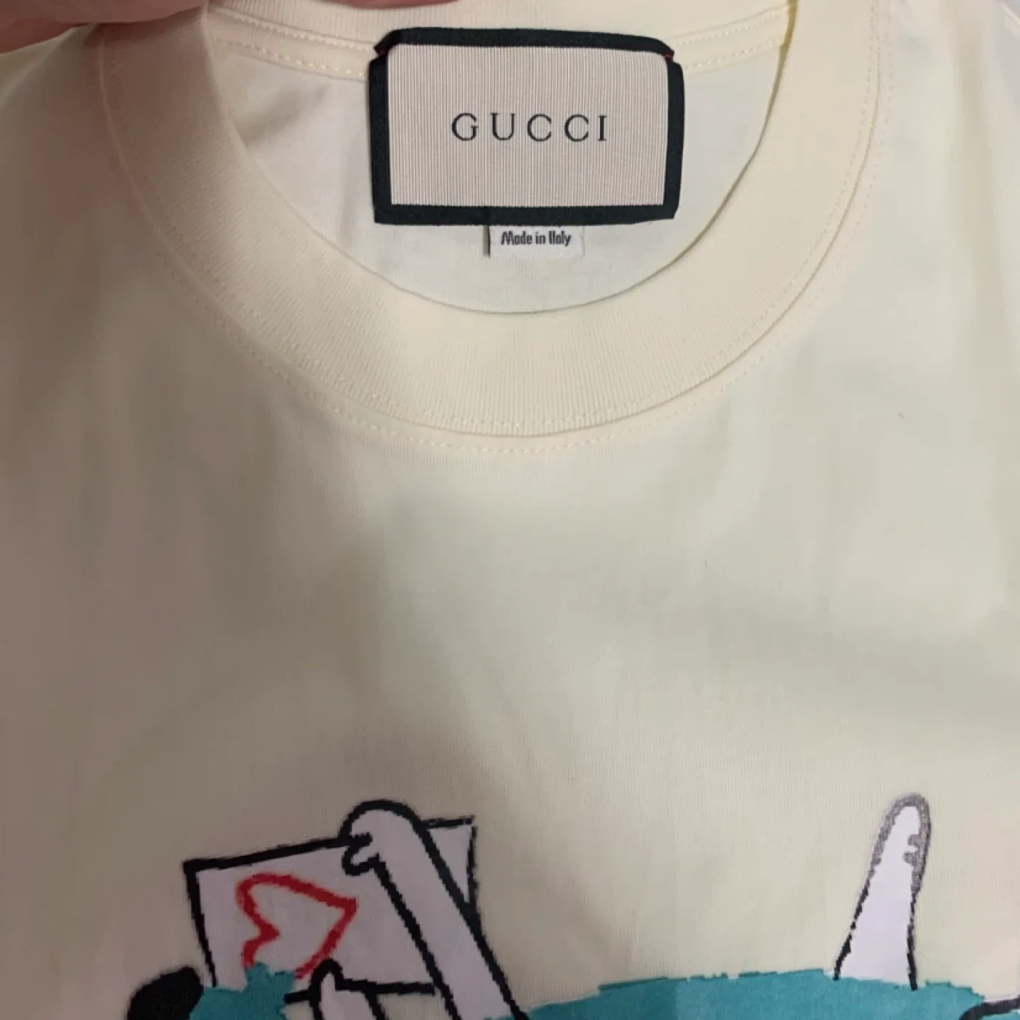 Gucci Dog Print T-Shirt
