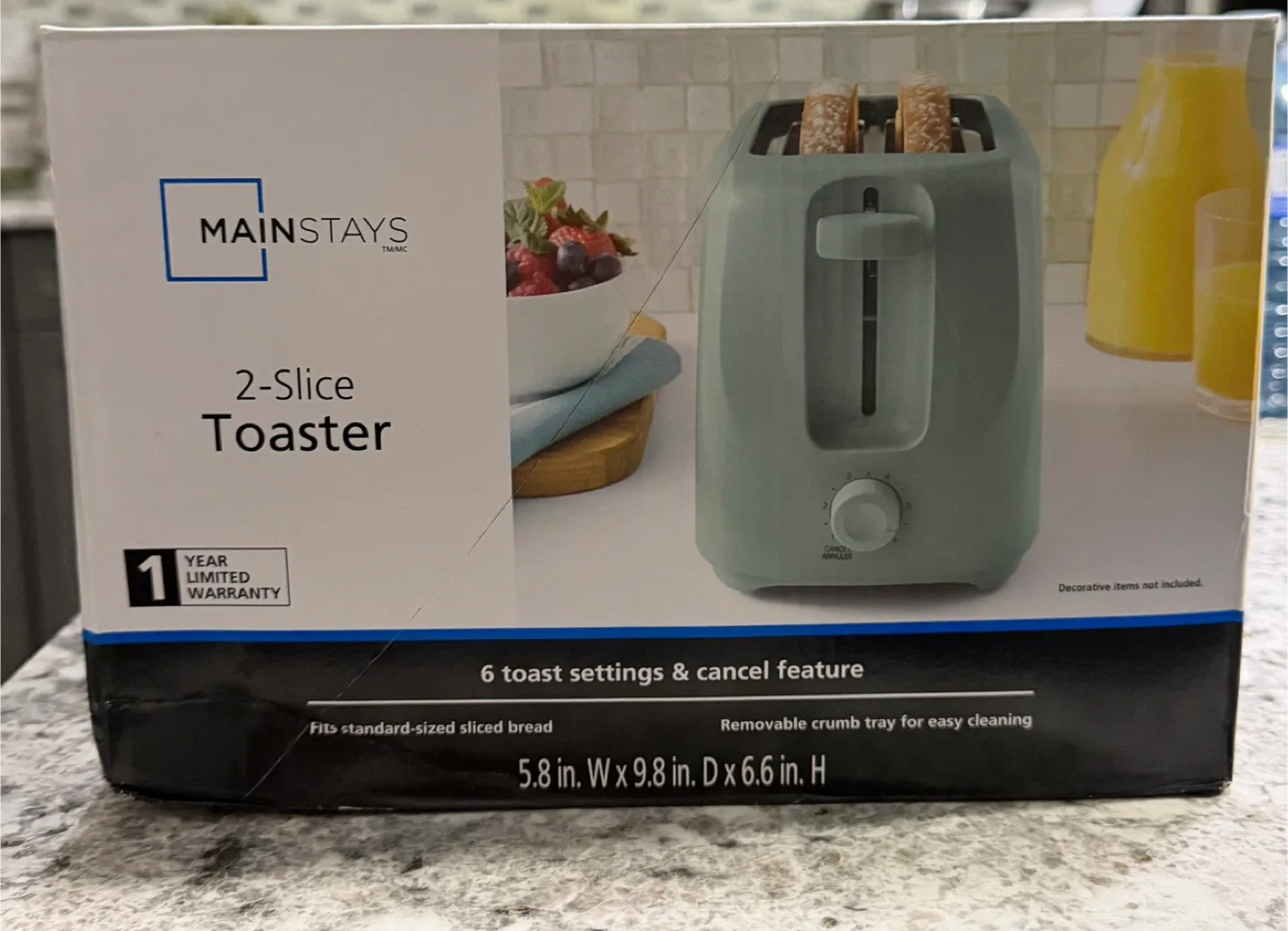 Mainstays 2-Slice Toaster