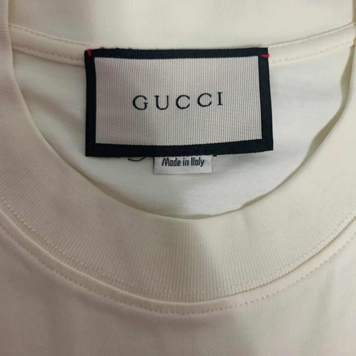Gucci Tennis Embroidered T-Shirt - Cream