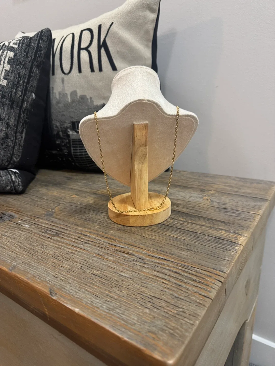 Fendi (upcyle) gold tone Circle Necklace chunky chain image indicator(3)