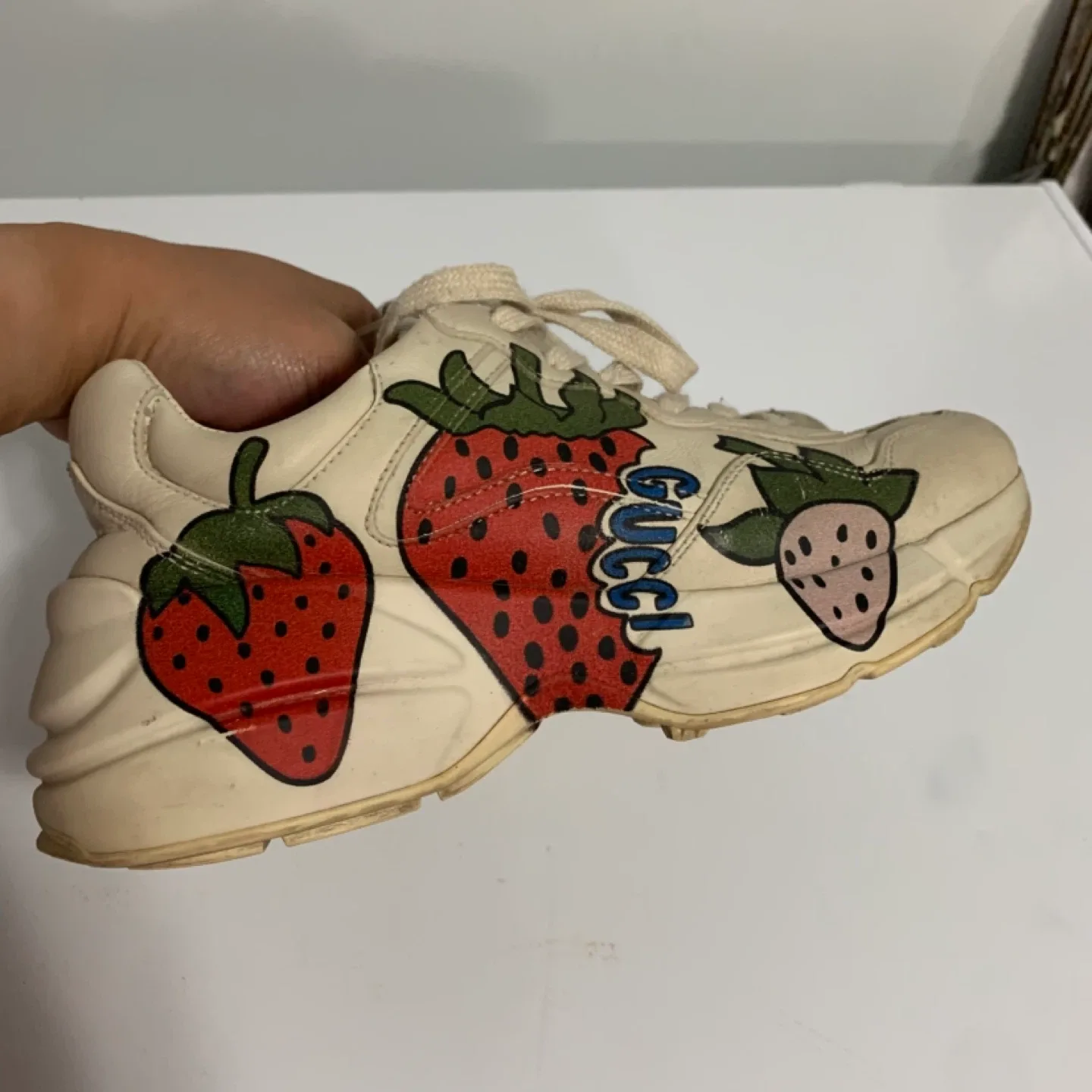 Gucci Strawberry Ace Sneakers image indicator(7)