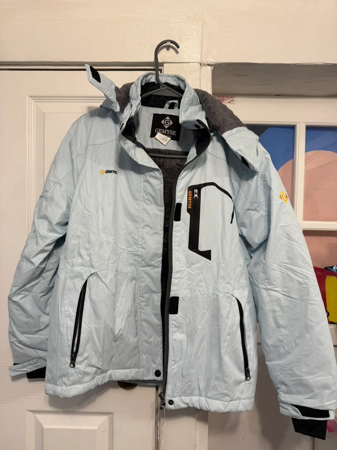 Gemyse Girl's Waterproof Ski Snow Jacket, XL image indicator(2)