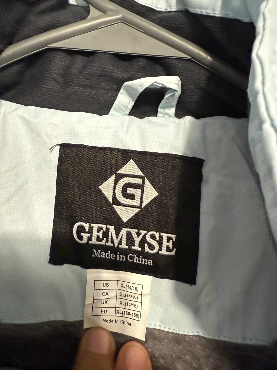 Gemyse Girl's Waterproof Ski Snow Jacket, XL image indicator(3)