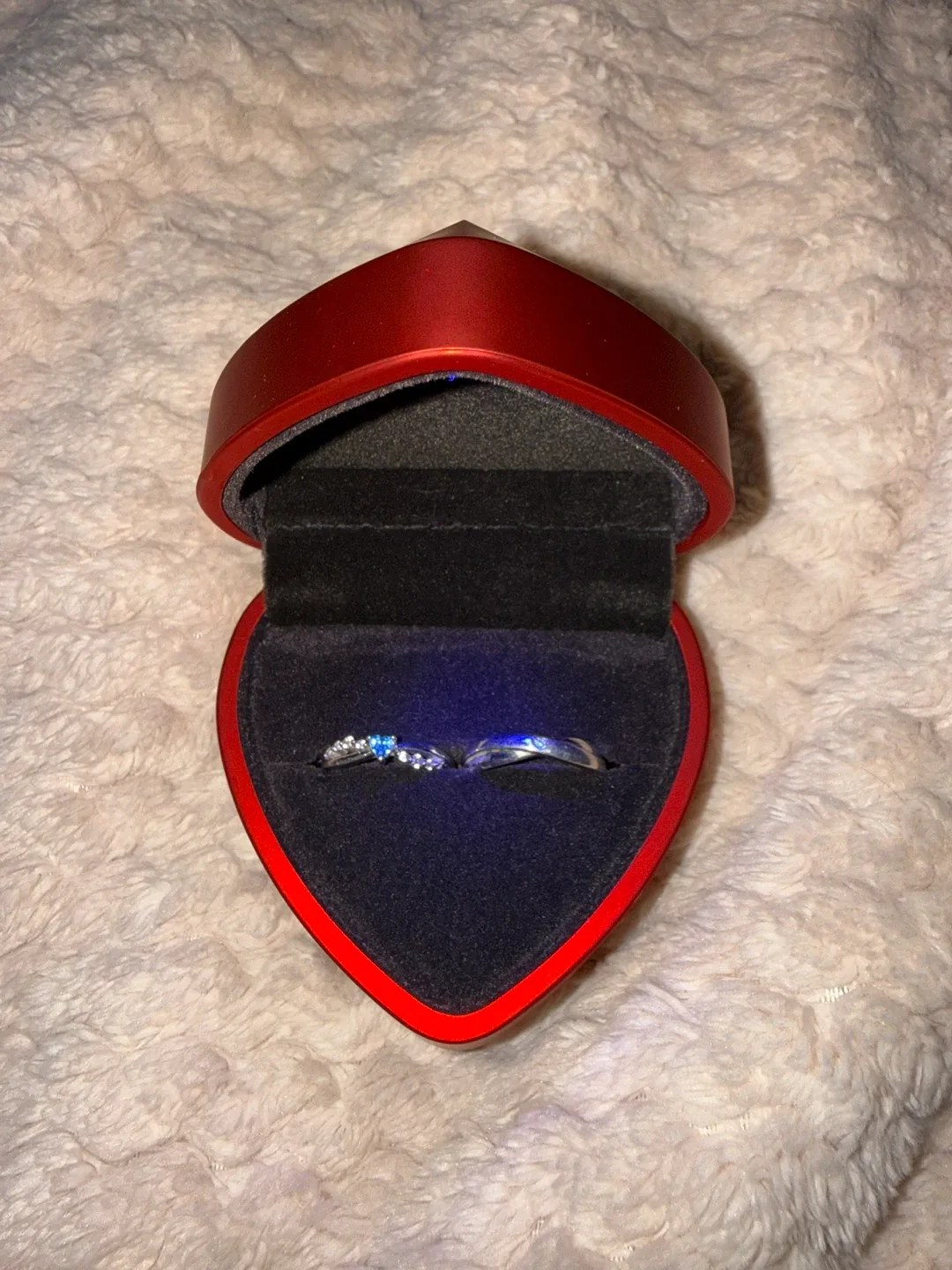 Sterling Silver Couple ring