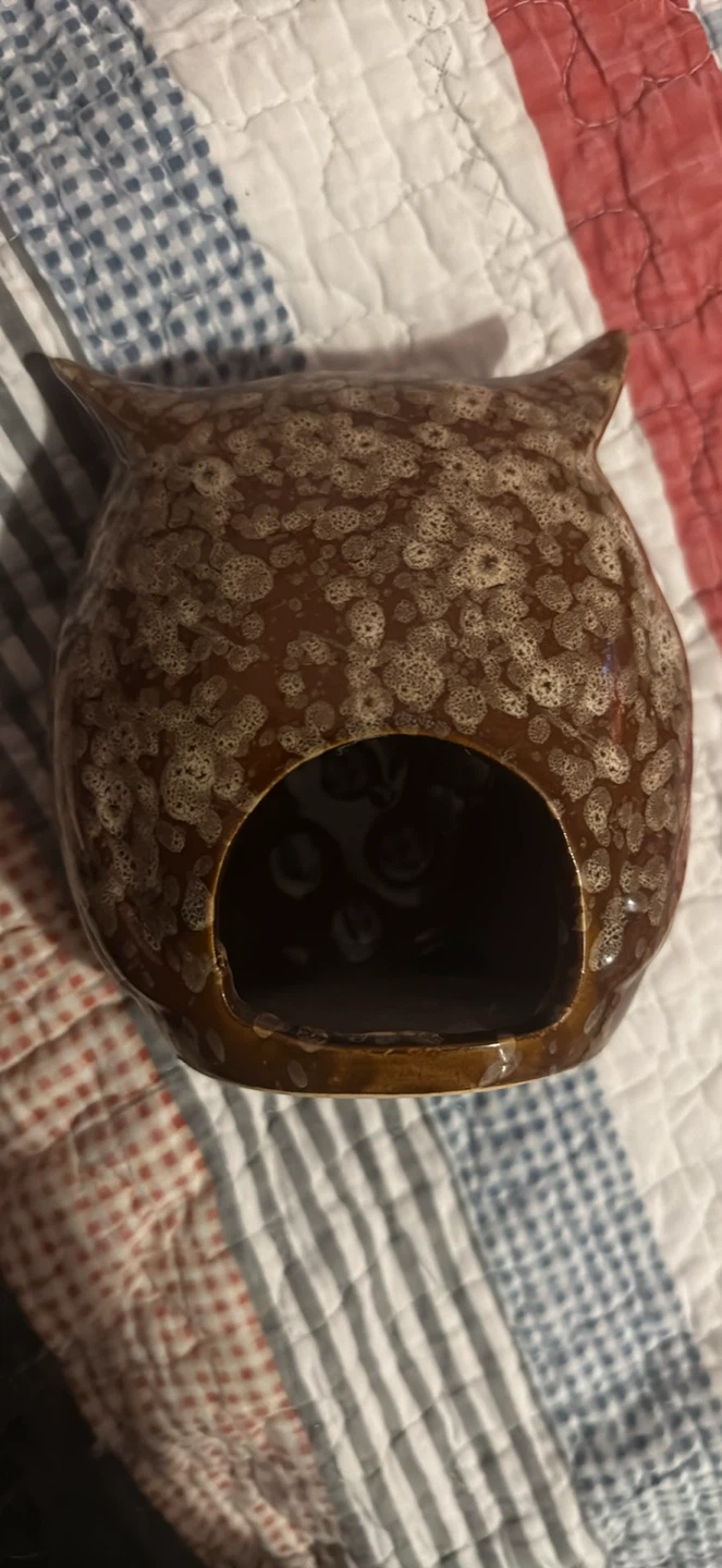Ceramic Owl Candle Holder - photo 2