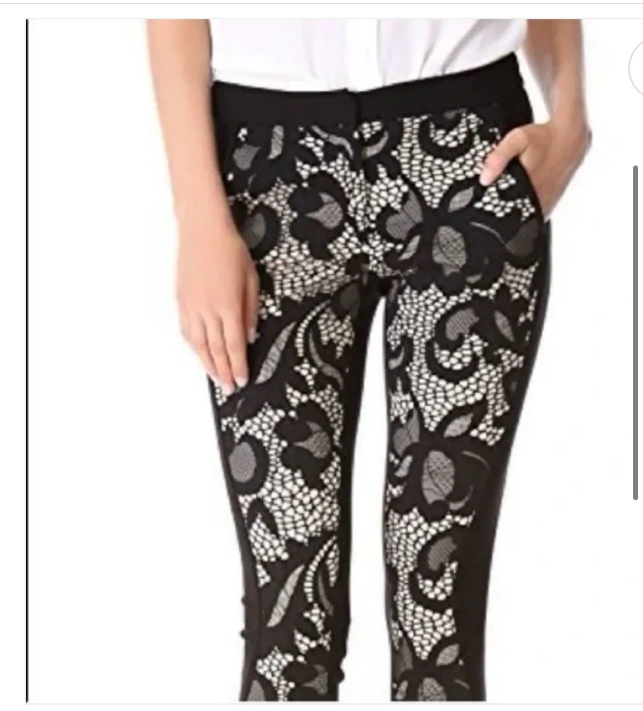 Dvf “harmony” black leggings image indicator(2)