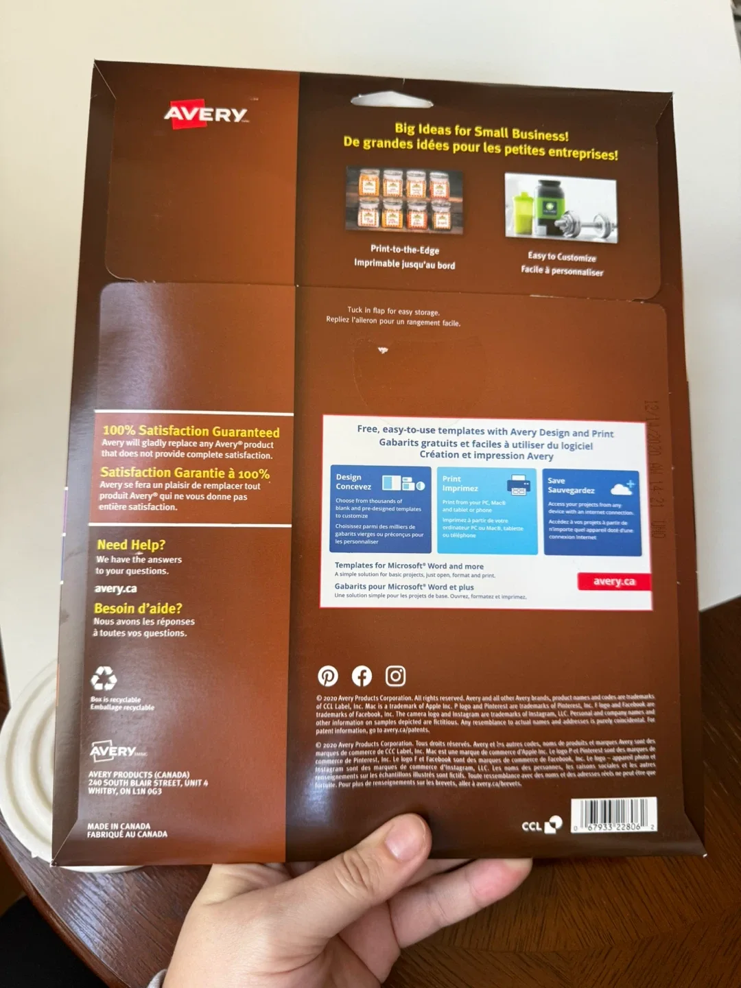 BNIB White Square Labels - Avery 22806 image indicator(2)