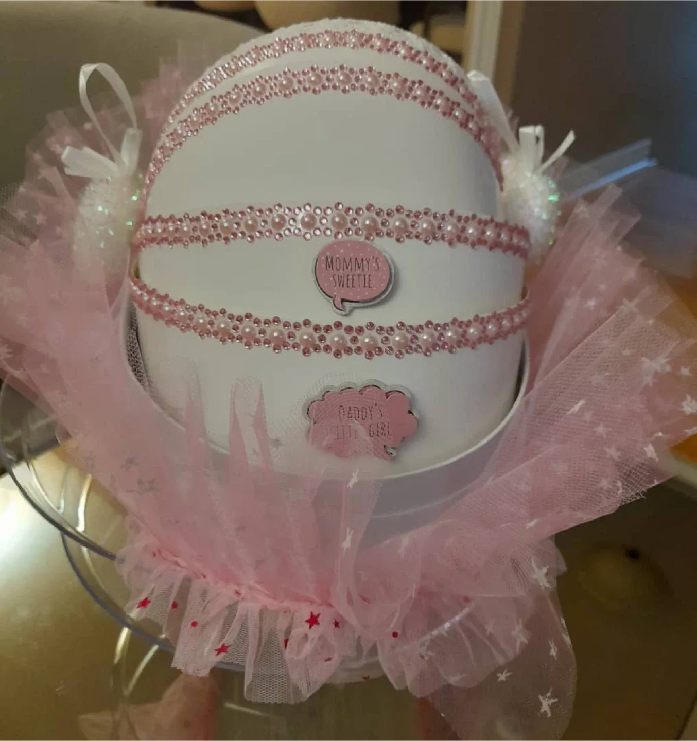 Decorative Baby Girl Keepsake Box image indicator(2)