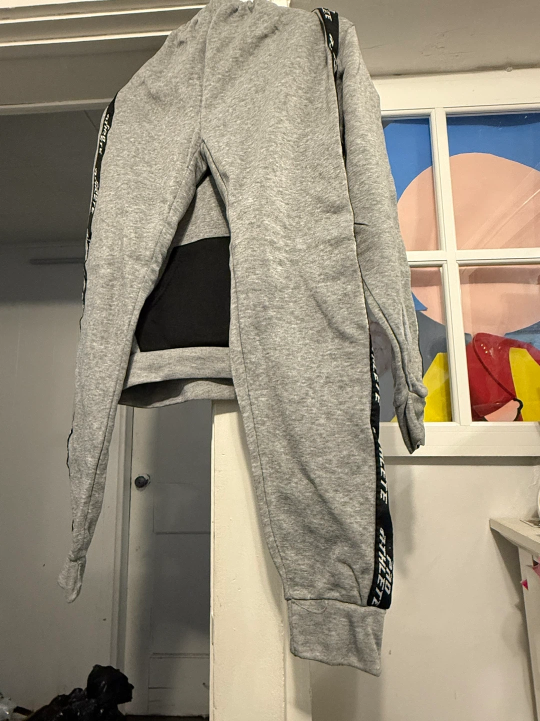 Pro Athlete Gray Hoodie & Sweatpants Set - Size 10/12 - photo 2