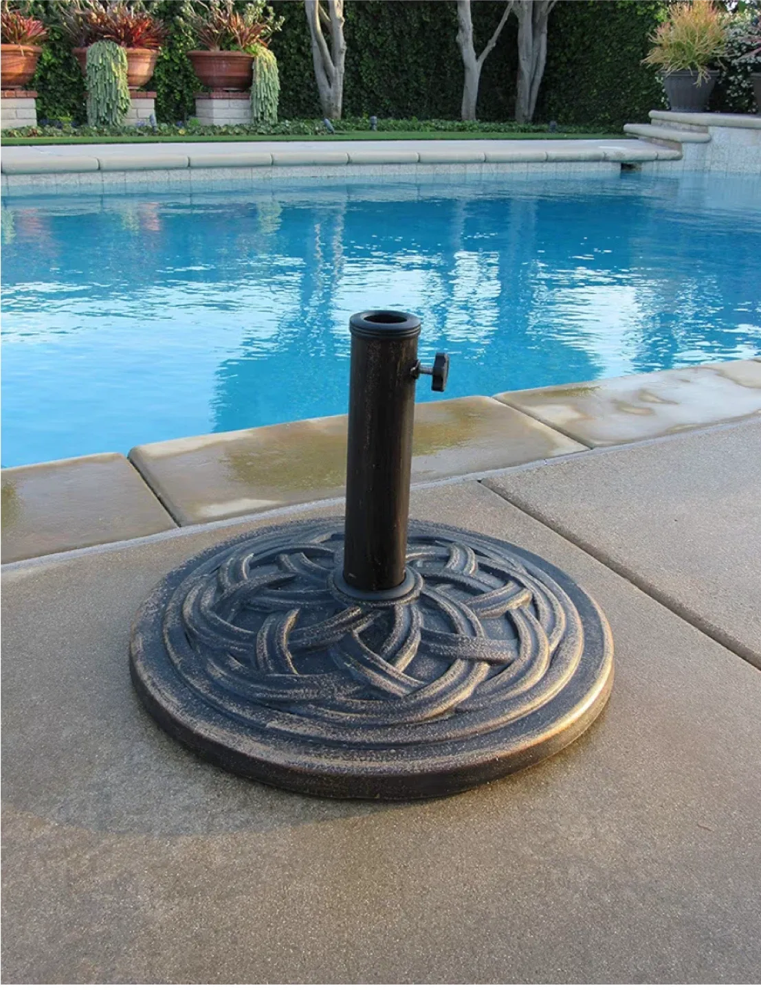 SONGMICS Patio Set & Umbrella Base