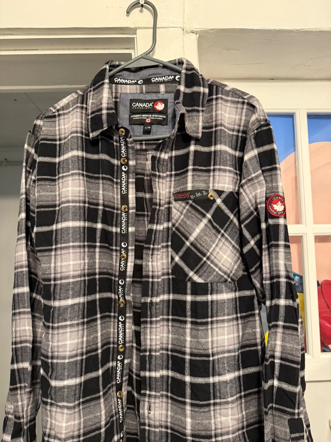 Canada Weathergear L/G Plaid Flannel Shirt