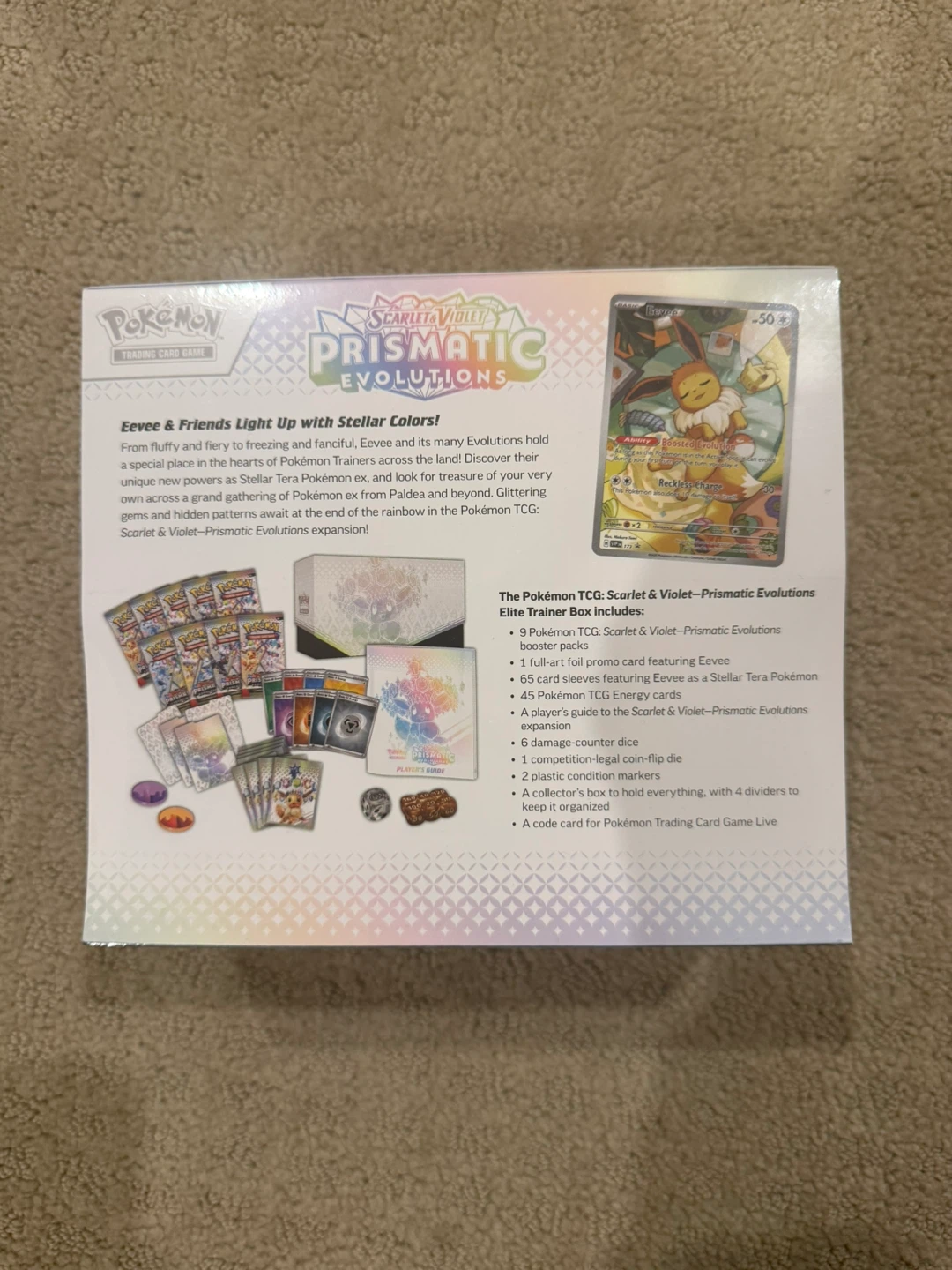 Prismatic evolutions ETB - photo 2