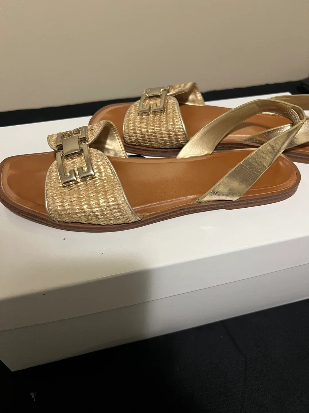 Aldo Gold Sandals