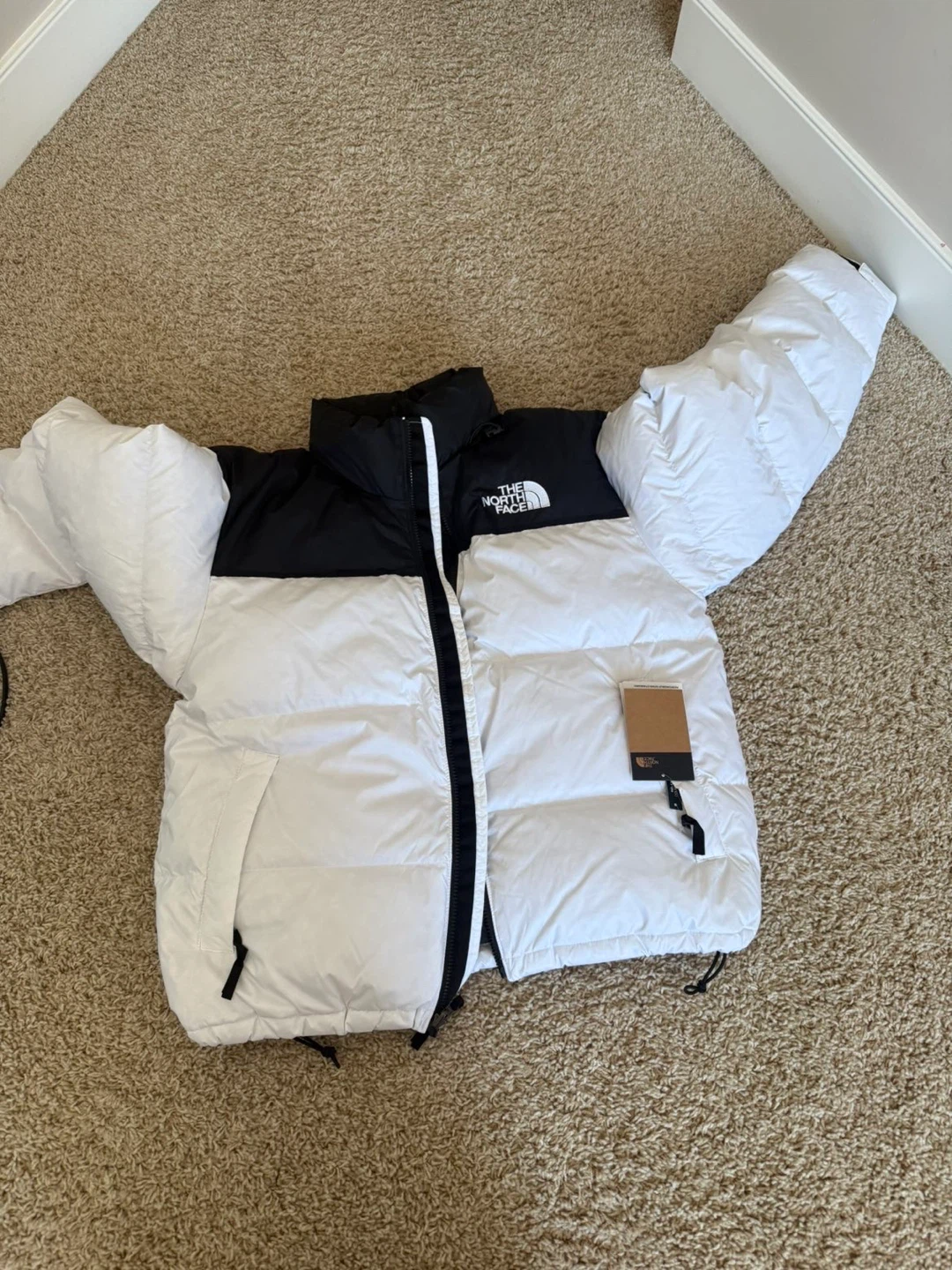 The North Face Nuptse Puffer Jacket - White - photo 3