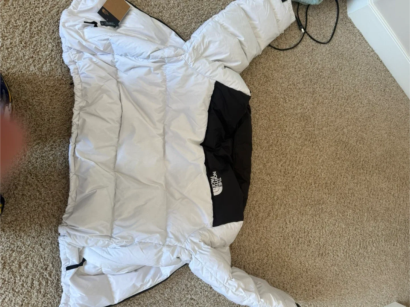 The North Face Nuptse Puffer Jacket - White