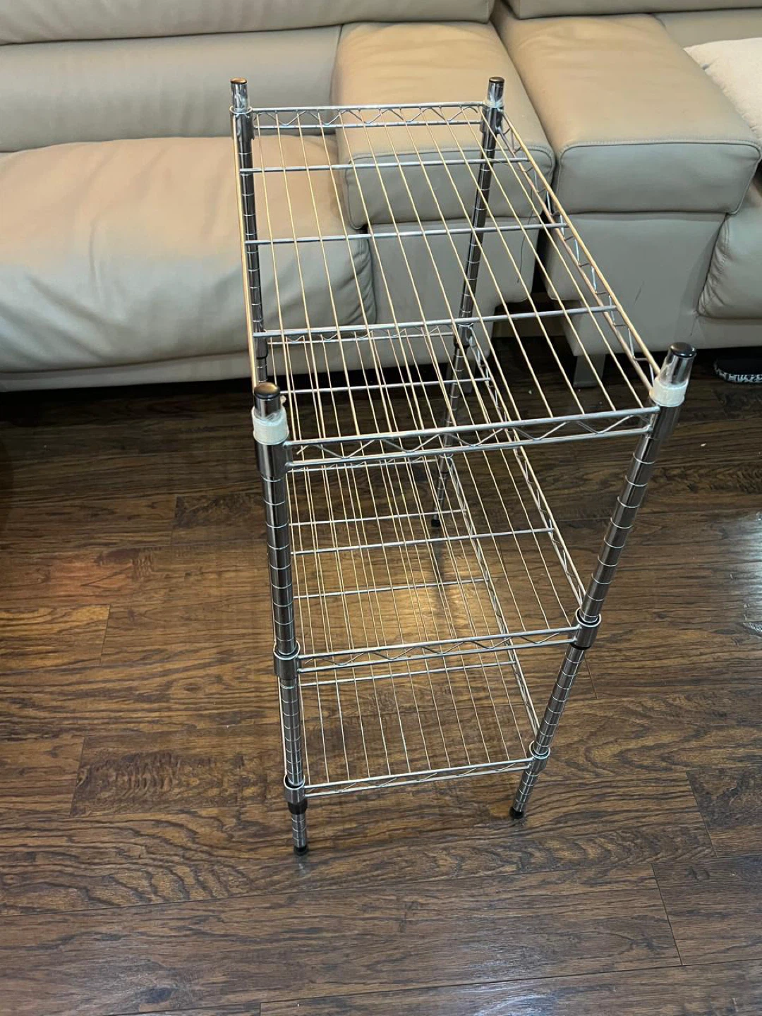 Chrome Wire Shelving Unit - photo 2