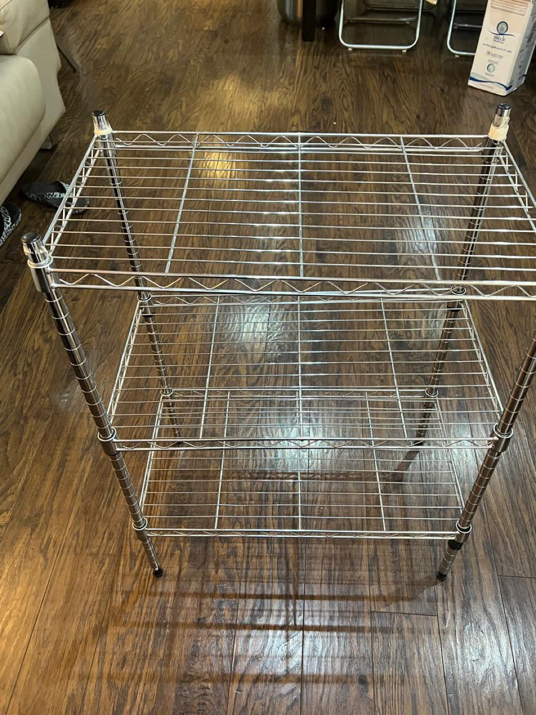 Chrome Wire Shelving Unit - photo 3