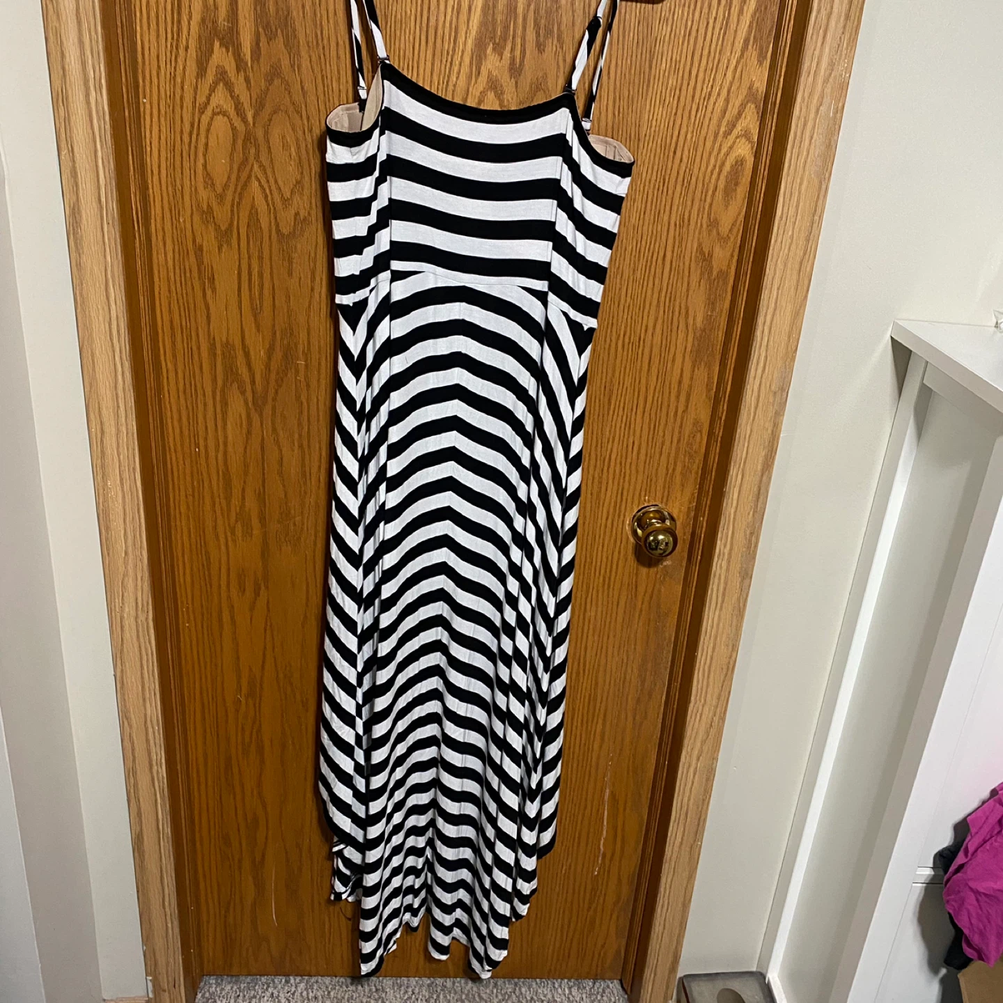 Hi-low dress with built in bra adjustable straps - photo 5
