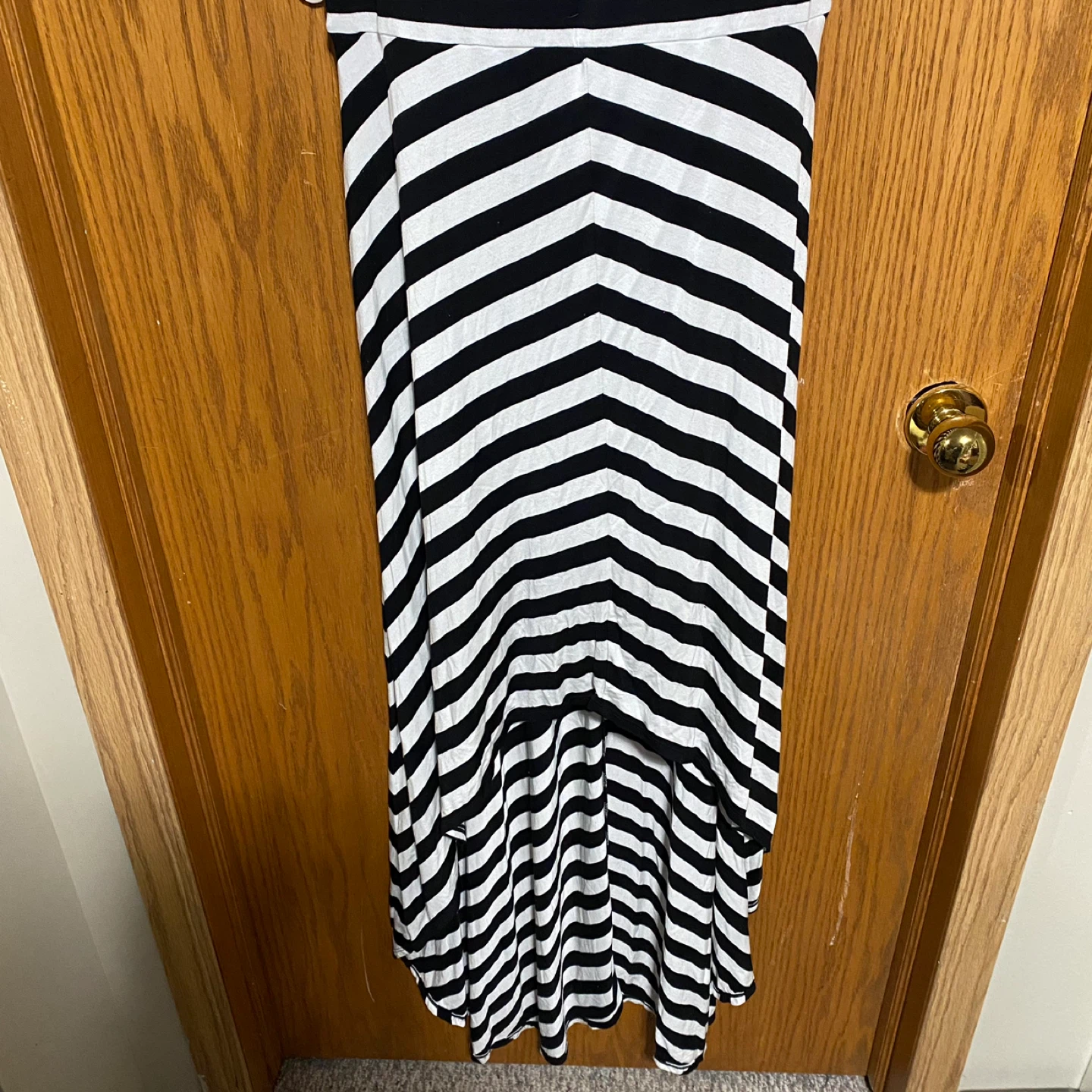 Hi-low dress with built in bra adjustable straps - photo 4