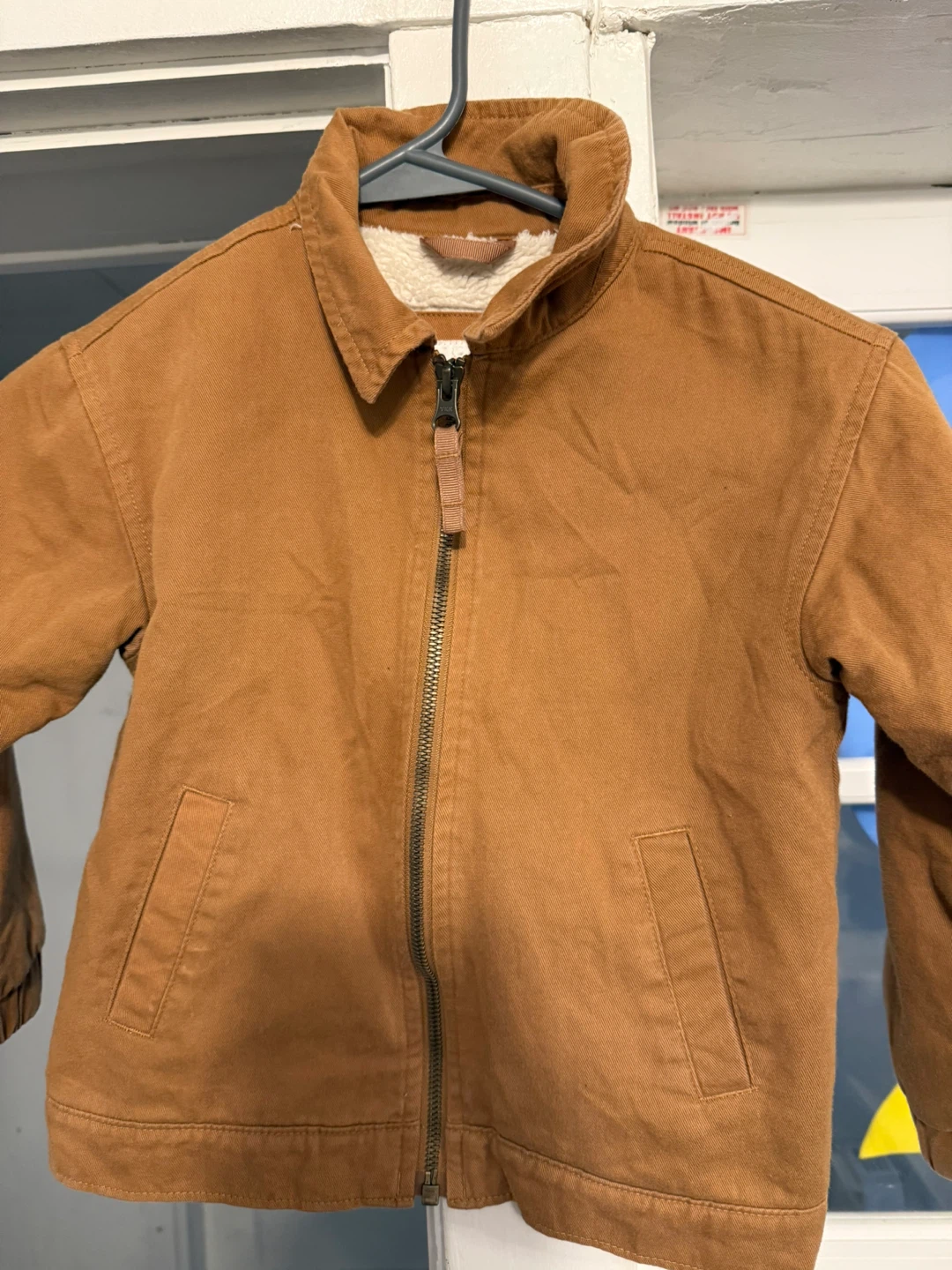 Cat & Jack Toddler Cozy Lined Utility Jacket - Brown 2T - photo 2