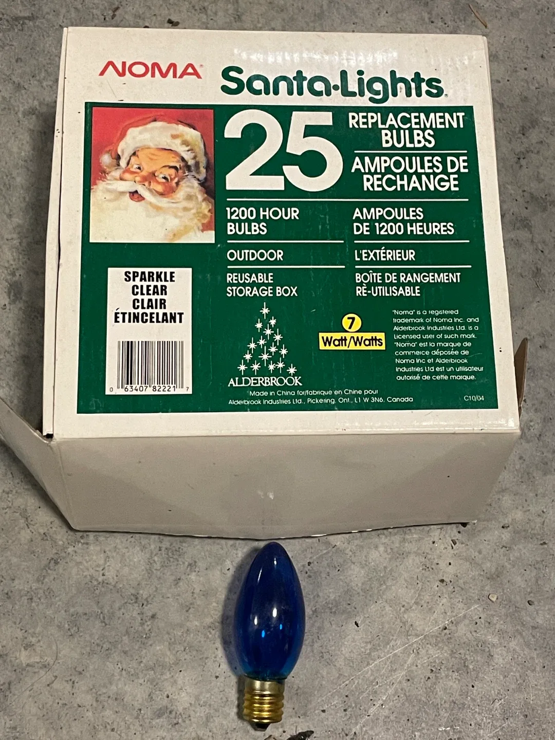 Noma Santa Lights Replacement Bulbs - 25 Pack