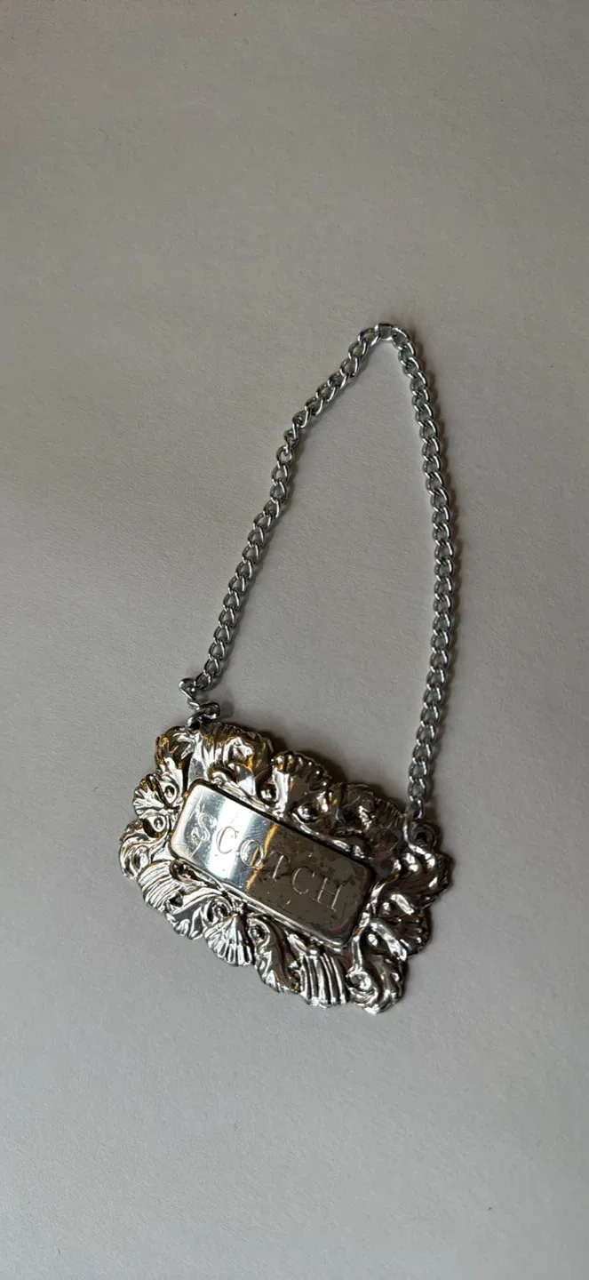 Steel Decanter Label - Scotch