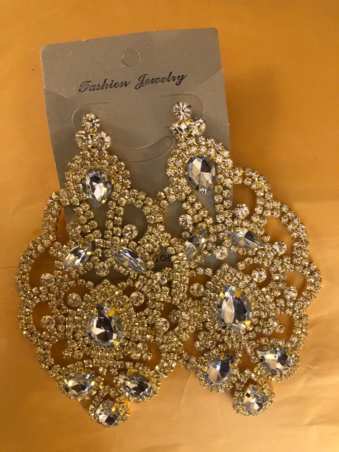 Fashion Jewelry Rhinestone Earrings