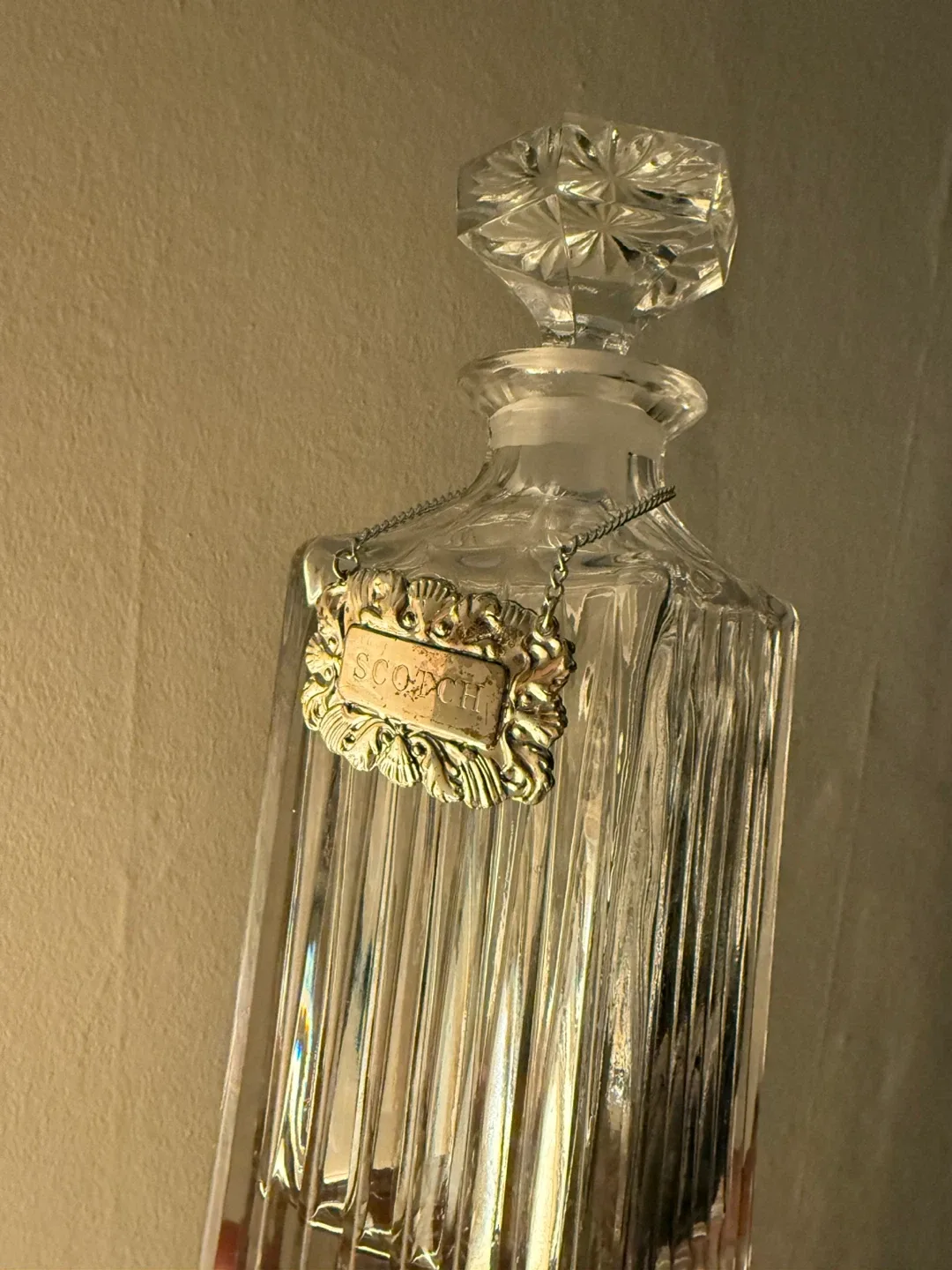 Steel Decanter Label - Scotch image indicator(4)