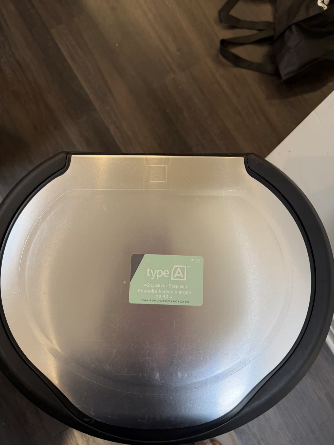 Type A 42L Silver Step Bin - Gently Used - photo 3