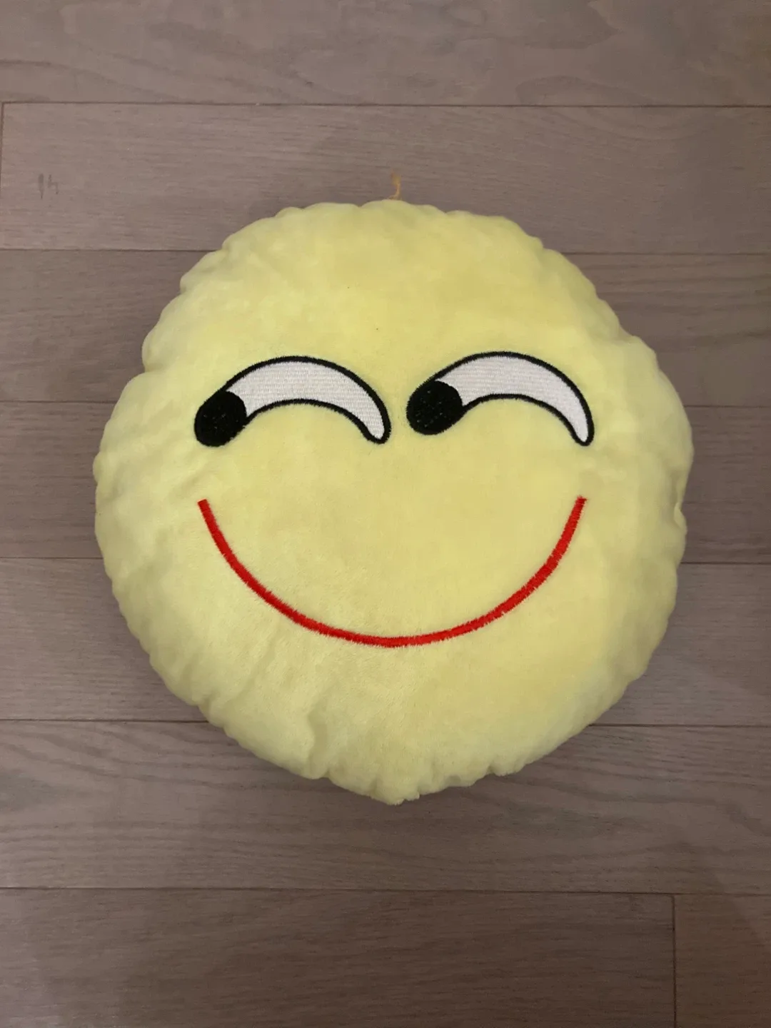Emoji Plush Pillow - Yellow