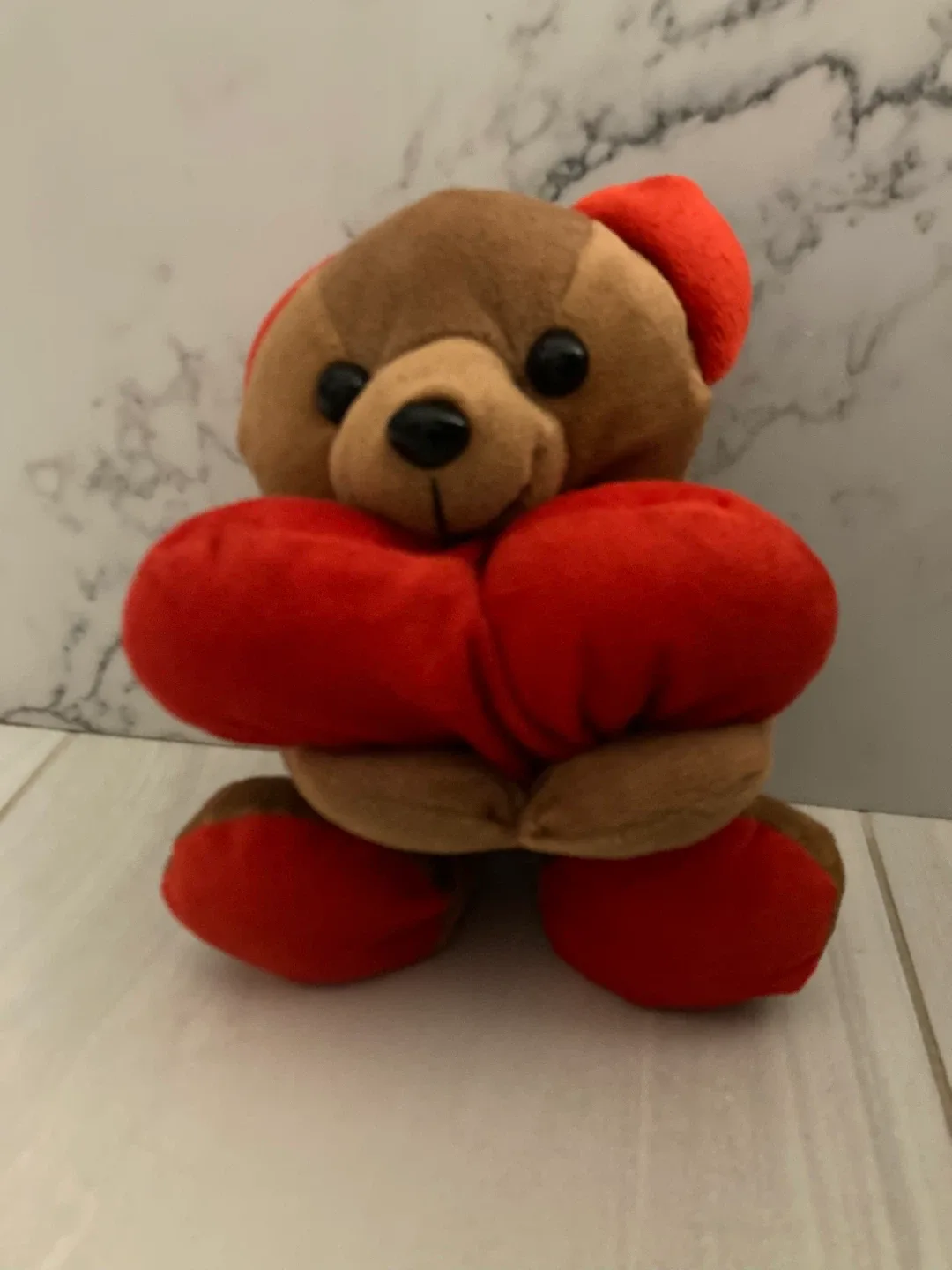 Teddy Bear Holding Heart Plush