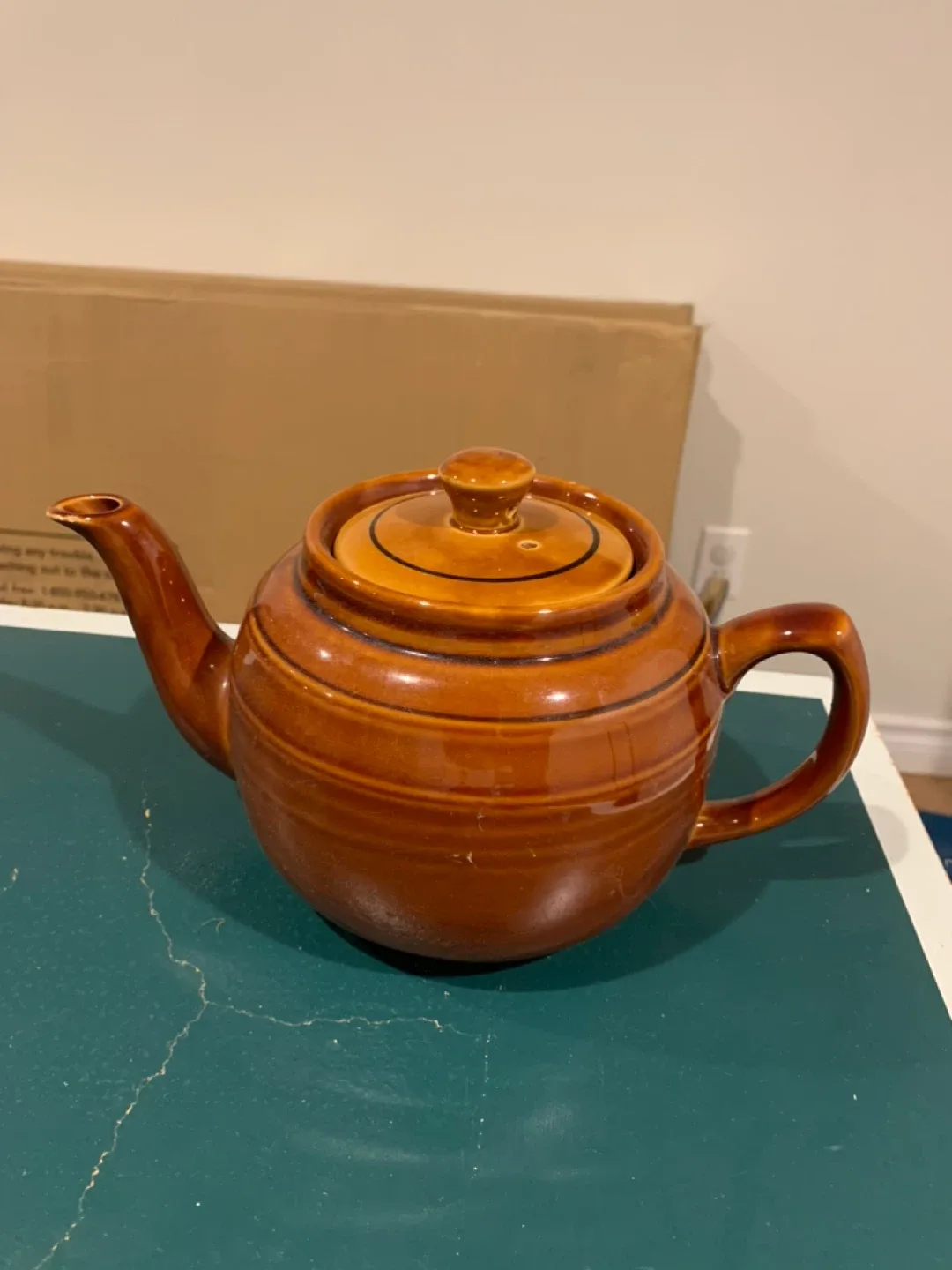 Brown Ceramic Teapot