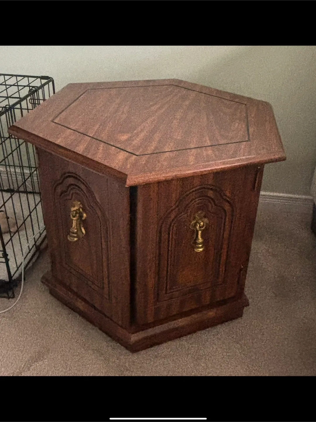 Wooden Corner Cabinet
